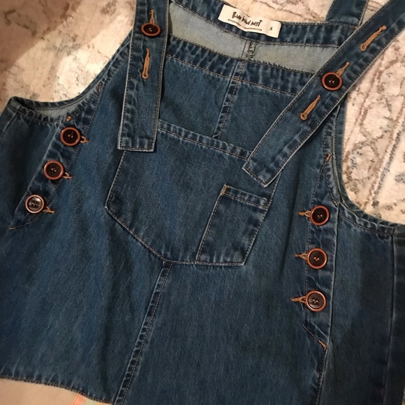 🪺High Hopes Slouchy Denim Overalls - Picture 6 of 9
